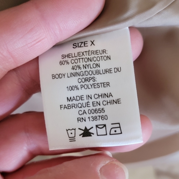 Tan Coat Long Lightweight NWT #2497 - Picture 15 of 16